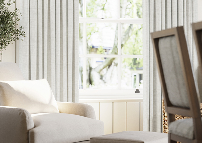Melrose (Blackout), Soft White - Made to Measure Curtains - Image 5